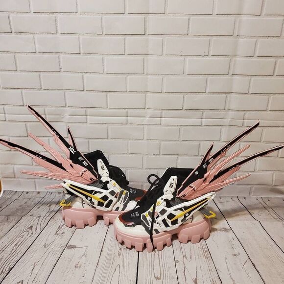 Anthony Wang Sour Sop 04 Gundam Wing Pink Sneakers US Women 8 - Picture 1 of 6